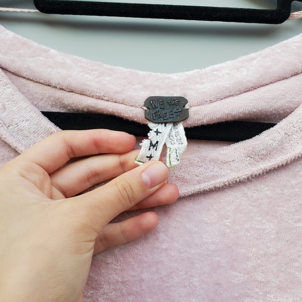 Free People Pink Milan Pullover Layering Top - Picture 5 of 8